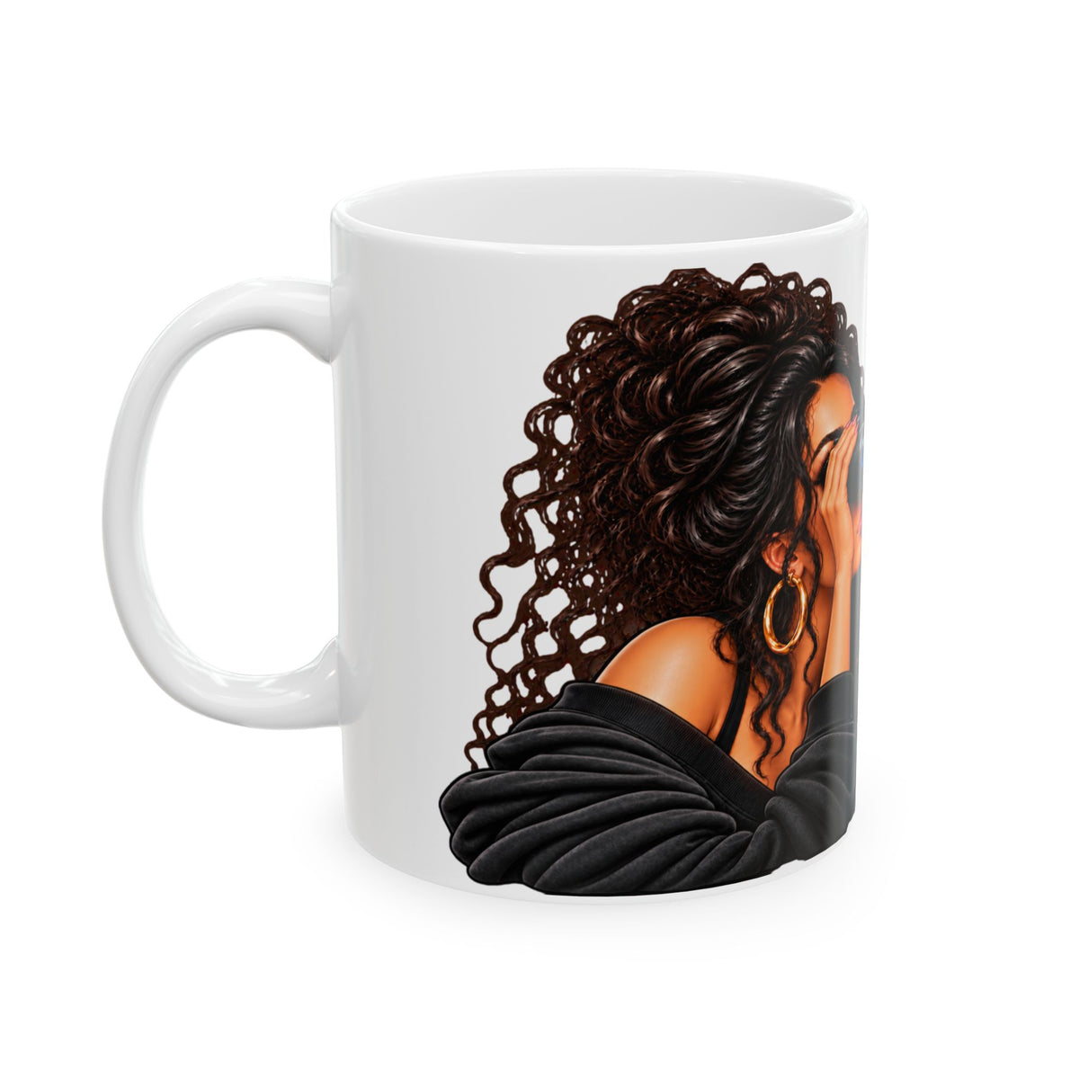 “Me Trying to Find Out What I Saw in Him” Ceramic Mug (11oz, 15oz)