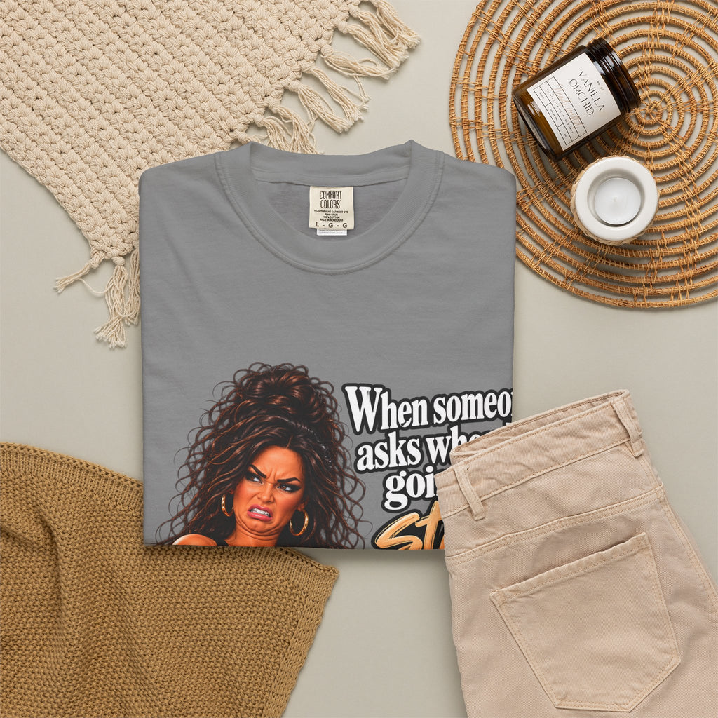 Graphic T-Shirt — "When someone asks when I’m going to start dating again" Retro Diva Tee