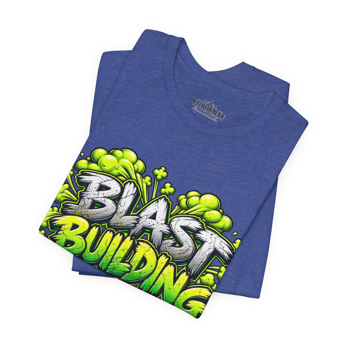 Blast Building Warning Blast Zone Graphic T-Shirt