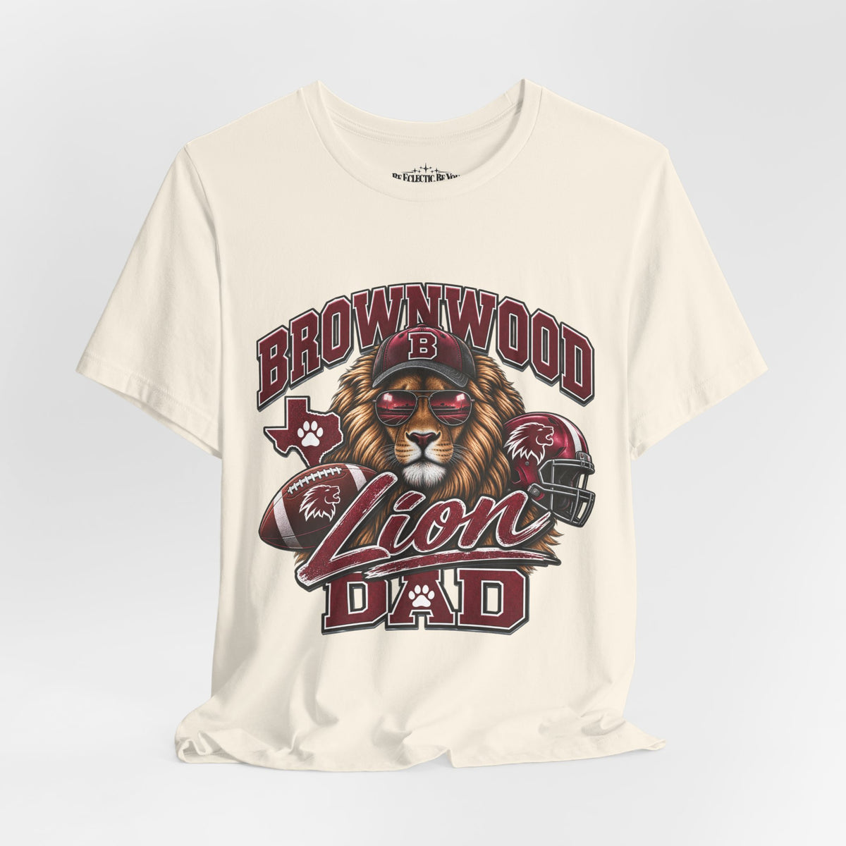 Brownwood Lion Dad Graphic T-Shirt