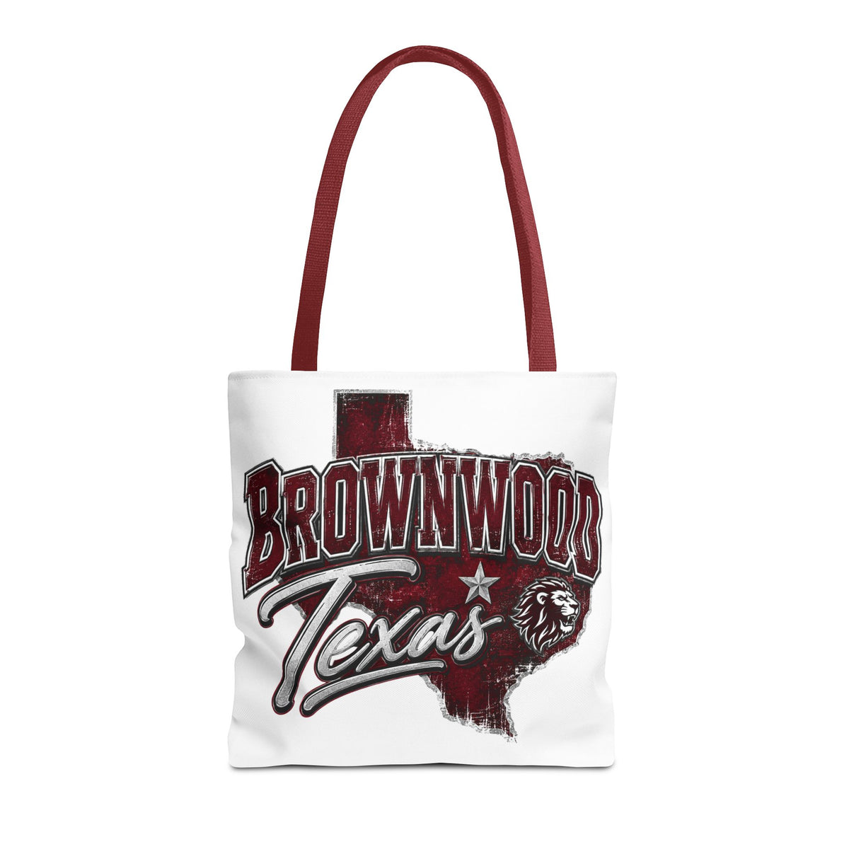 Brownwood Texas Lion Outline Tote