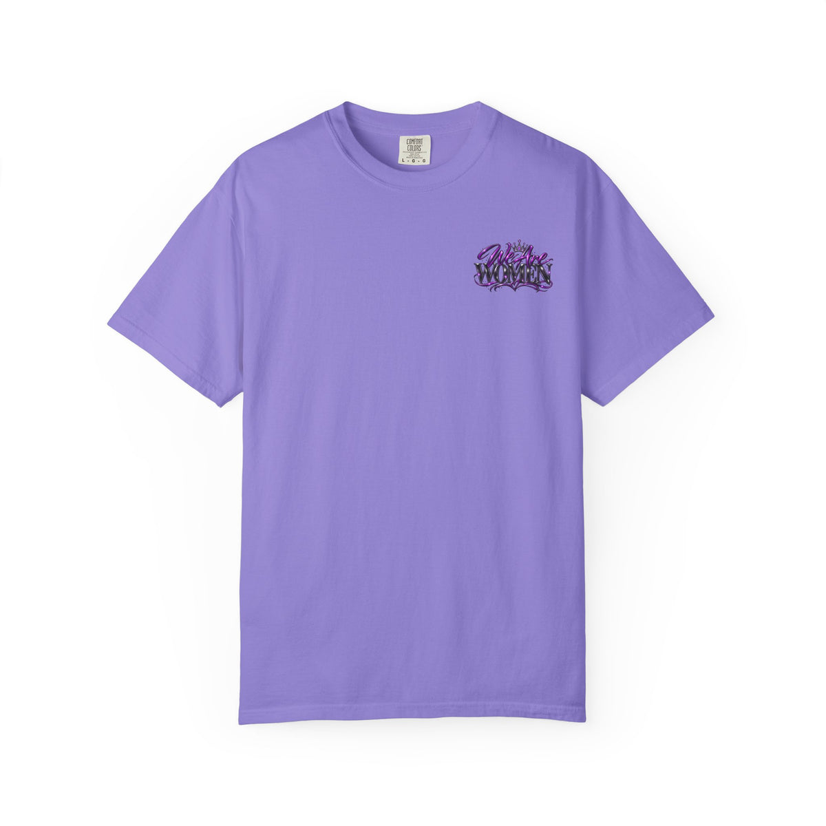 Unapologetically Women T-Shirt — Empowerment Graphic Tee with Crown, Books & Fashion Illustration
