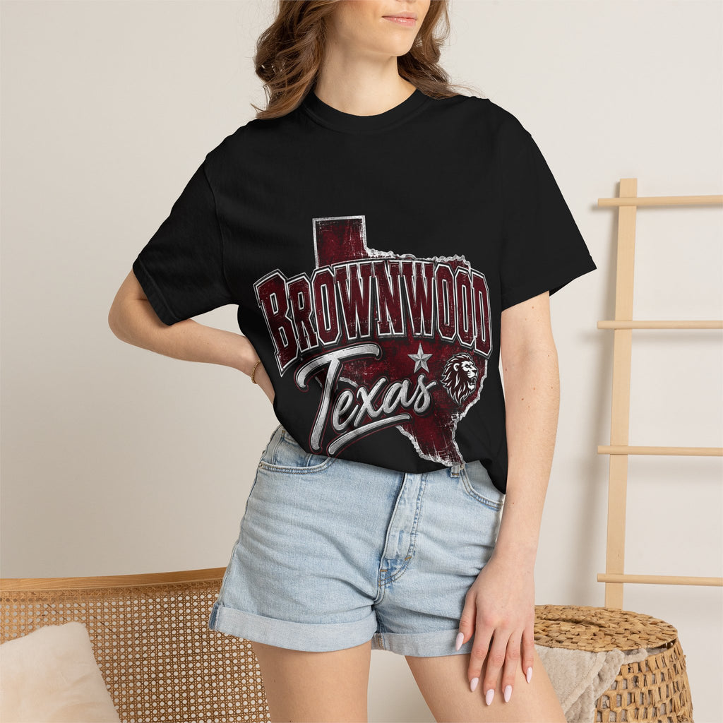 Brownwood Texas Unisex Garment-Dyed T-shirt