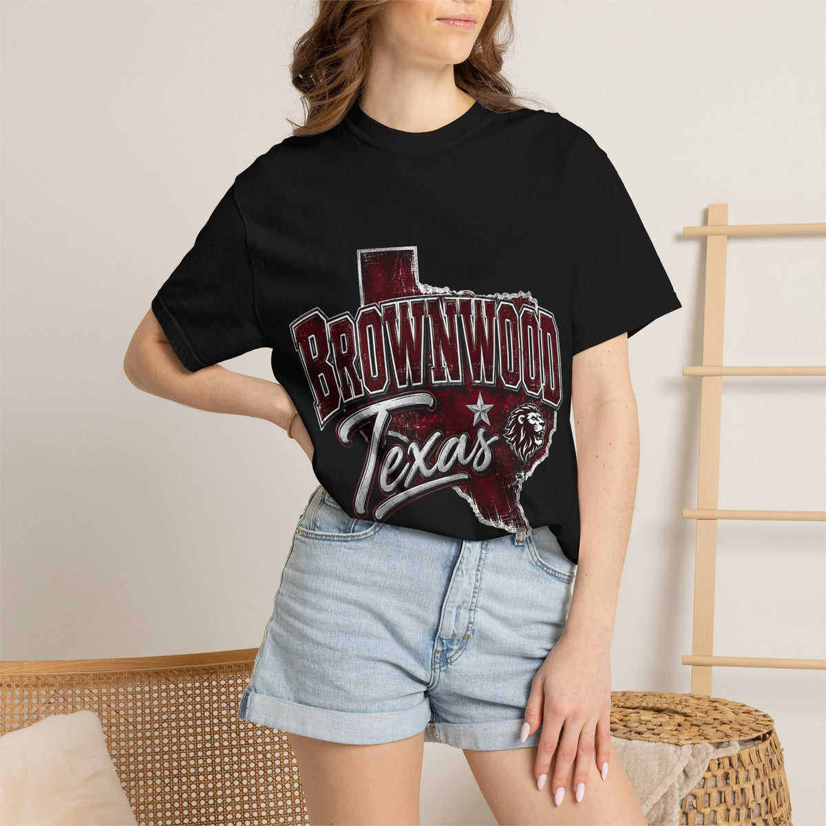 Brownwood Texas Unisex Garment-Dyed T-shirt