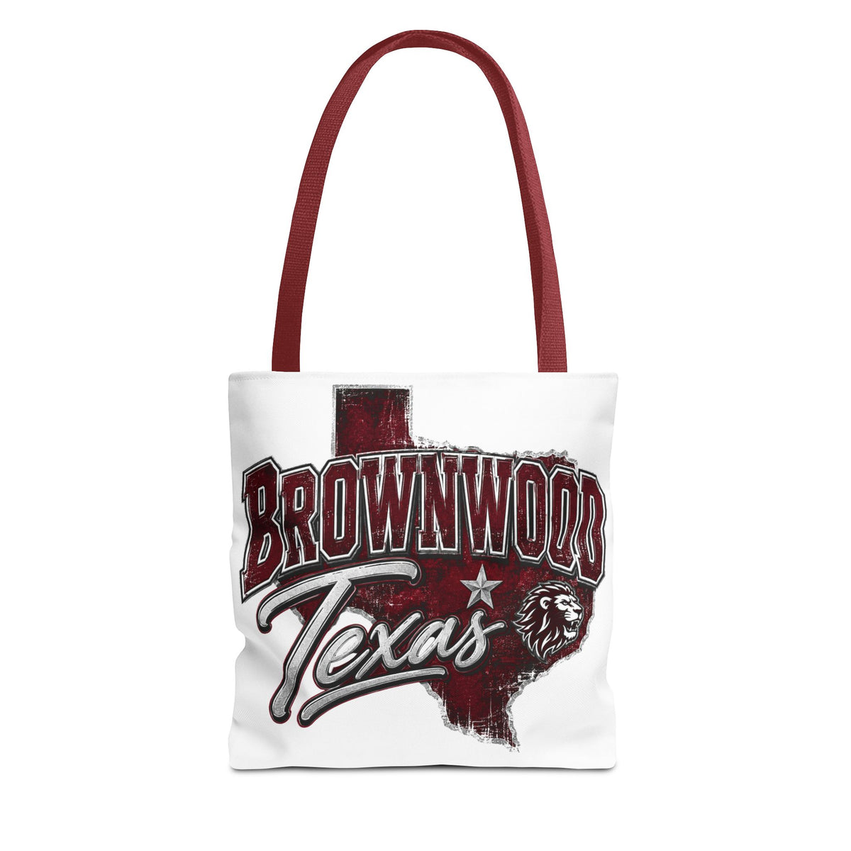 Brownwood Texas Lion Outline Tote