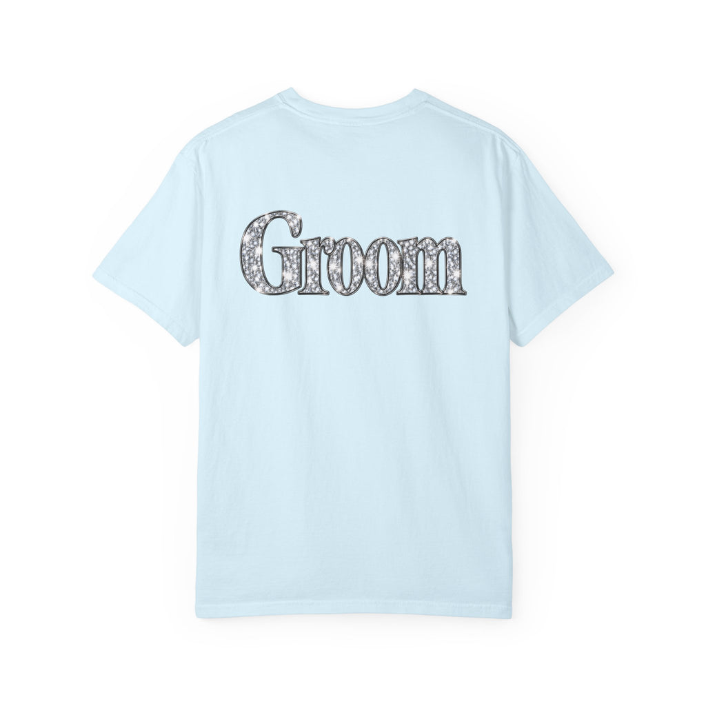 Groom Logo T-Shirt — Wedding Party Tee for Groom and Groomsmen