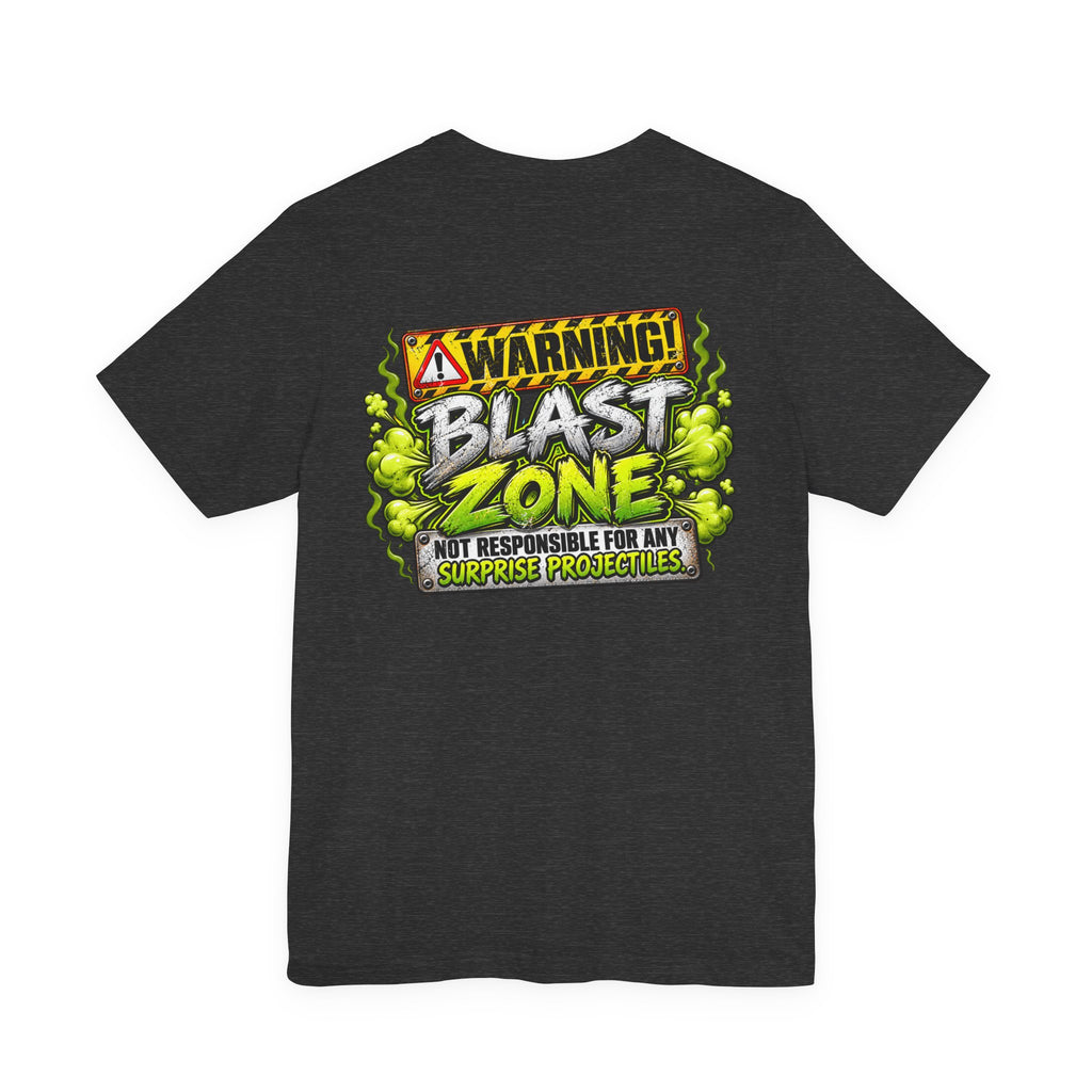 Blast Building Warning Zone Graphic Tee