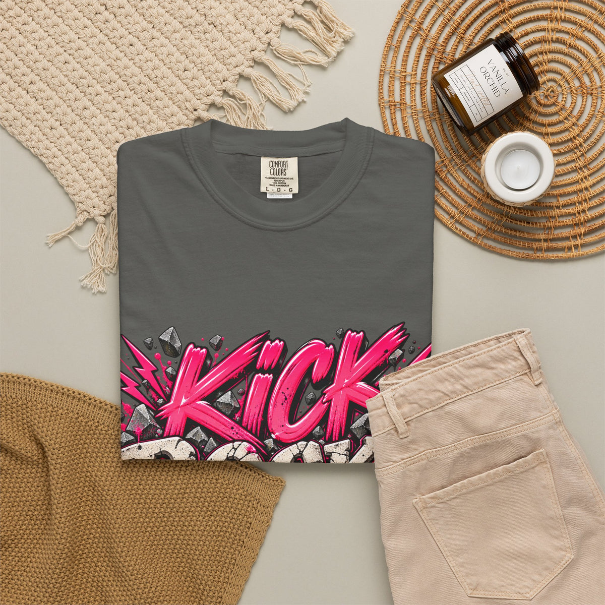 Kick Rocks Graphic T-Shirt — Bold Retro Streetwear Tee