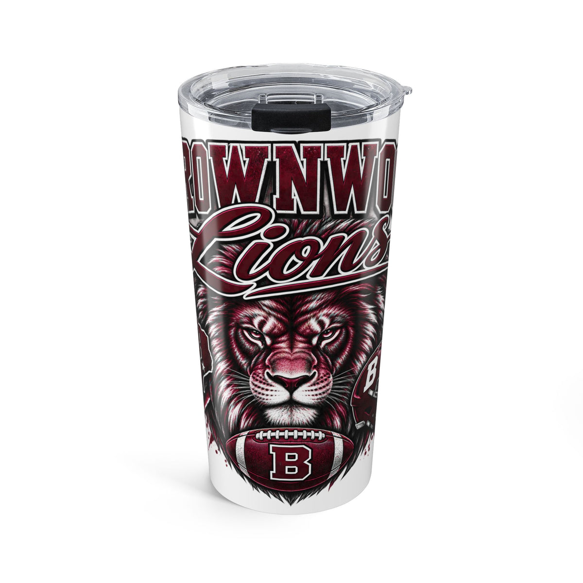 Brownwood Lions 20oz Tumbler – Insulated Team Travel Cup