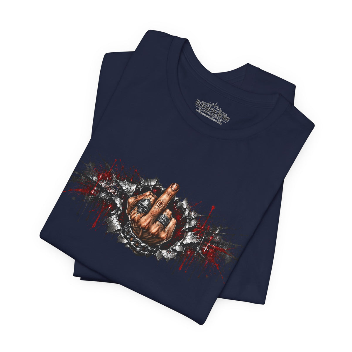 Rock On Hand Gesture Graphic T-Shirt