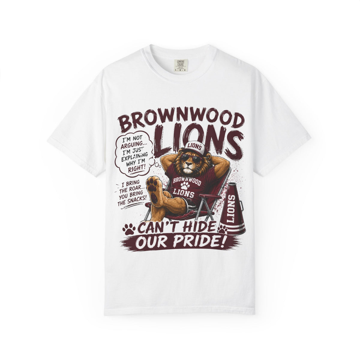 Brownwood Lions "Can't Hide Our Pride" T-Shirt