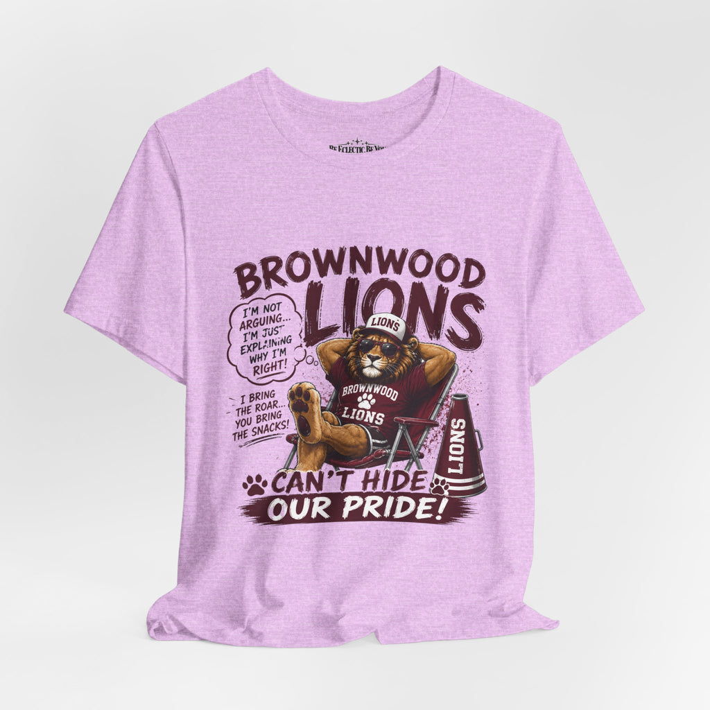 Brownwood Lions Can’t Hide Our Pride Graphic T-Shirt