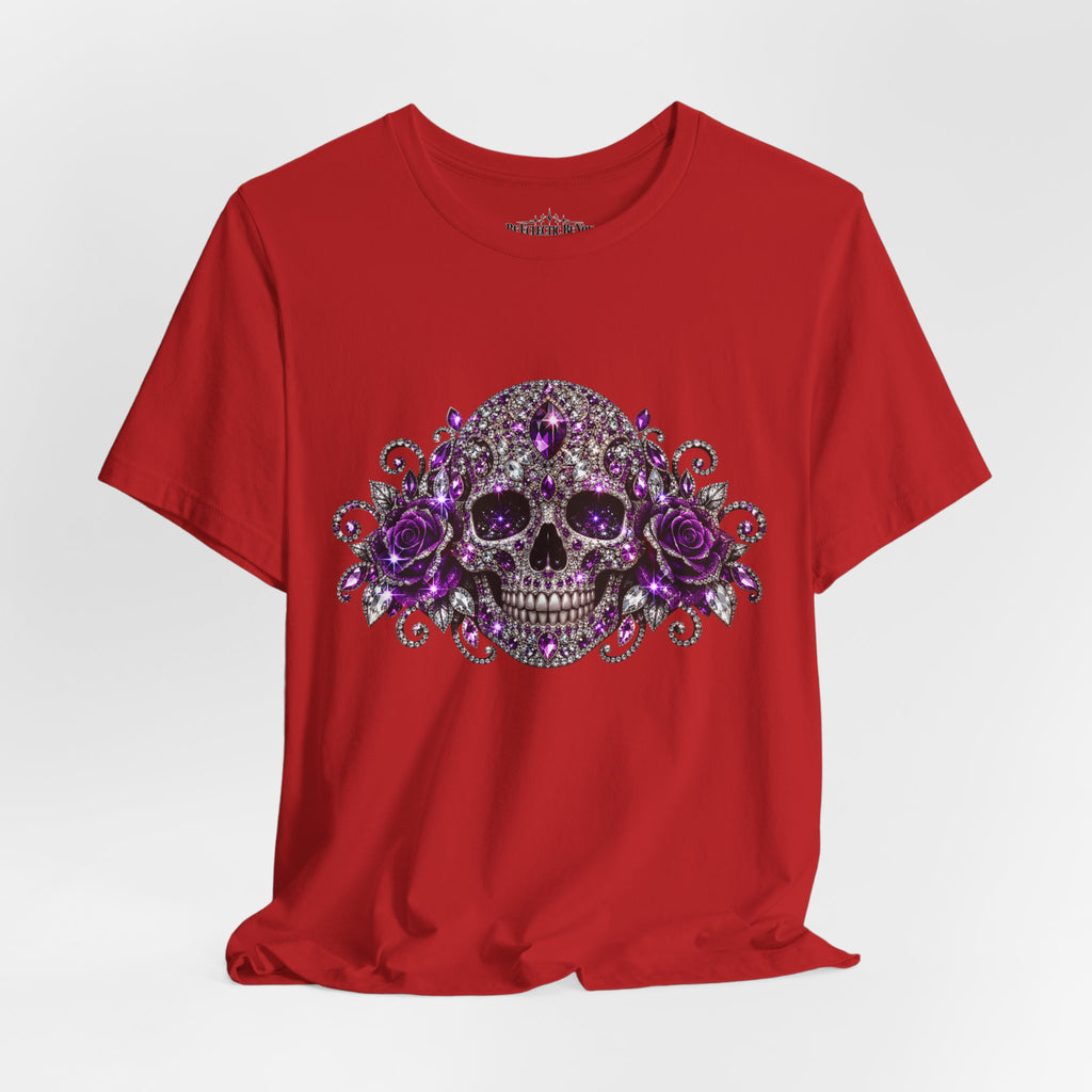 Gothic Purple Skull Tee