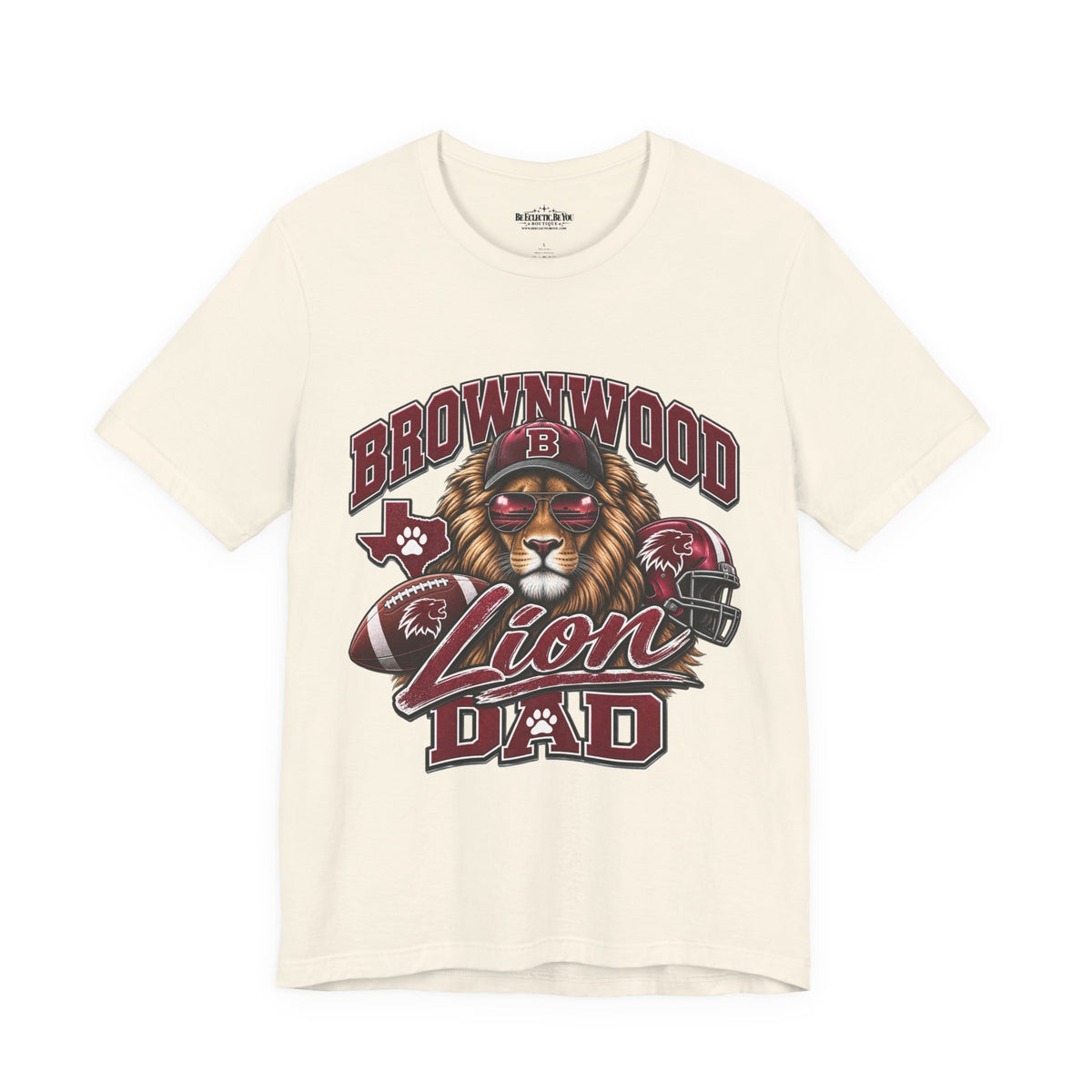 Brownwood Lion Dad Graphic T-Shirt