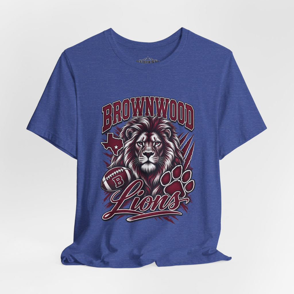 Brownwood Lions Vintage Lion Graphic T-Shirt