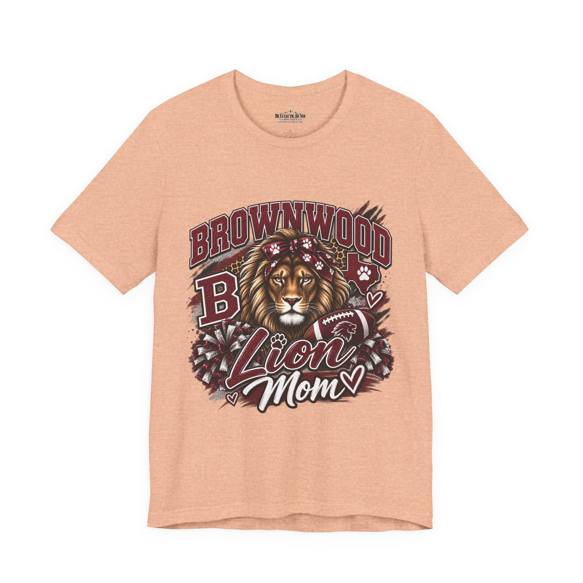 Brownwood B Lion Mom Graphic Tee