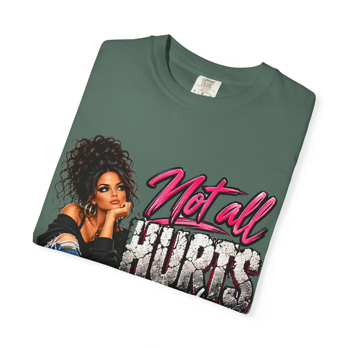 Not All Hurts Can Be Photographed Graphic T-Shirt — Teen Girl Retro Streetwear