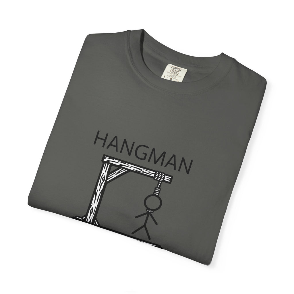 Hangman Game Unisex Garment-Dyed T-shirt