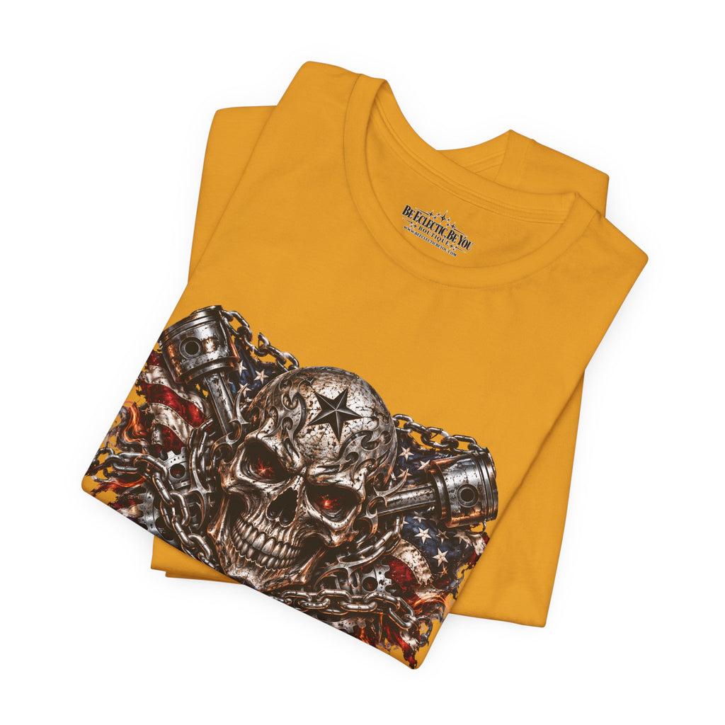 Skull and Chains Gothic Metal T-Shirt