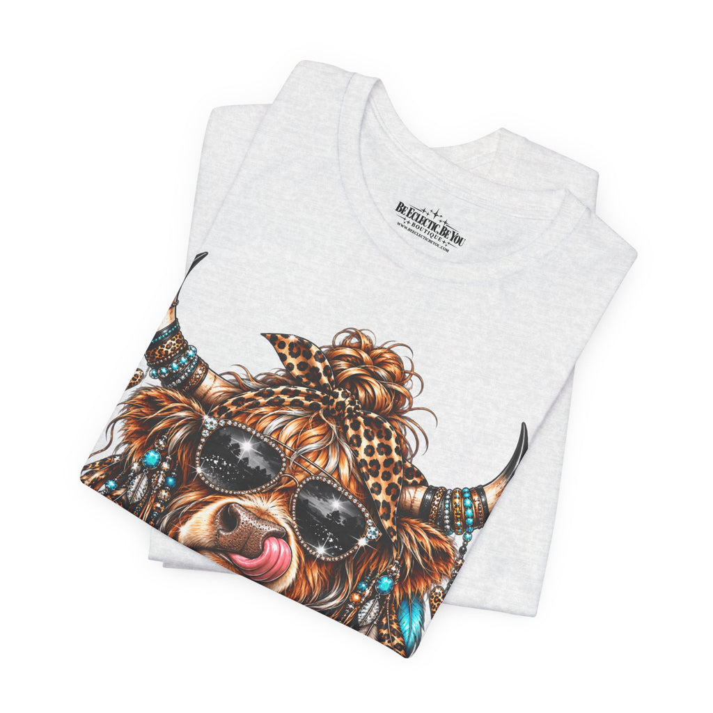 Highland Cow Graphic T-Shirt
