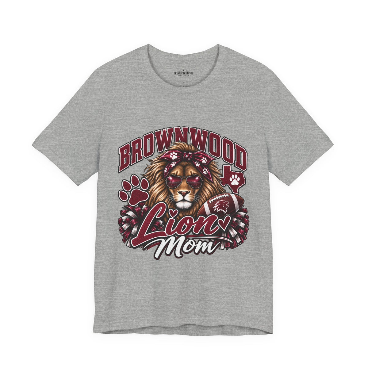 Brownwood Lion Mom Graphic T-Shirt