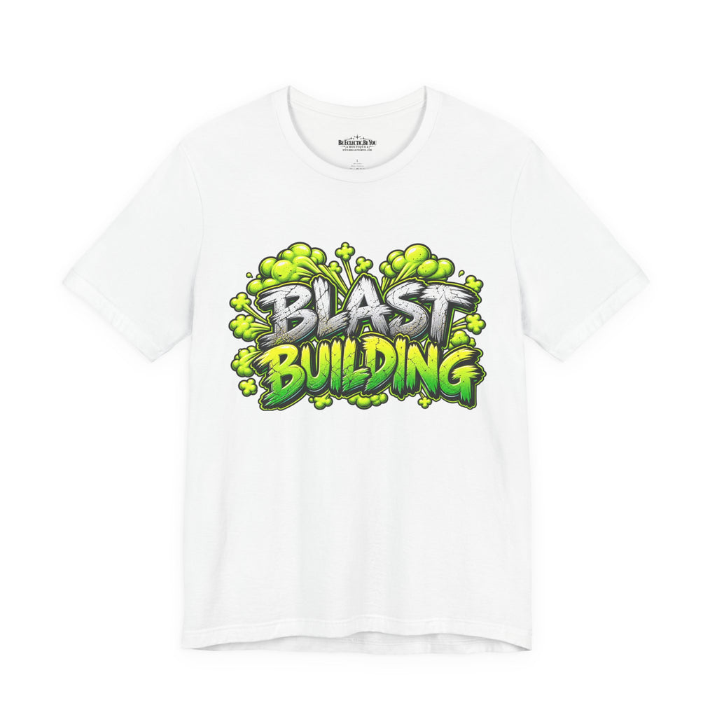 Blast Building Warning Blast Zone Graphic T-Shirt
