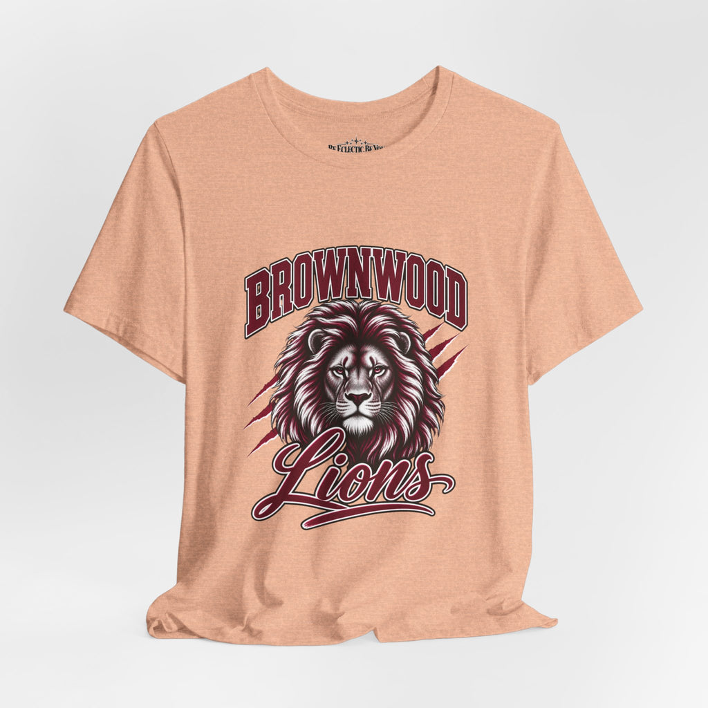 Brownwood Lions Mascot Graphic T-Shirt