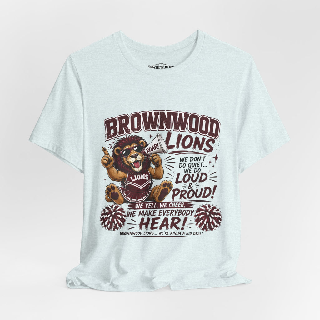 Brownwood Lions Team Spirit Cheer Jersey Tee