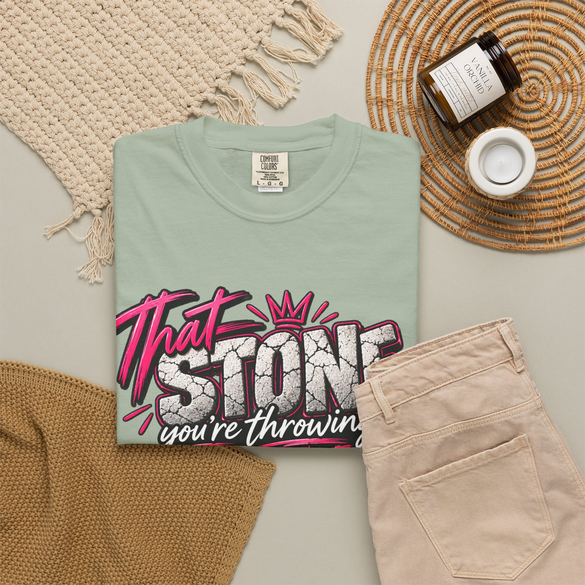 That Stone You're Throwing Tee — Funny Personalized Brick Quote T-Shirt