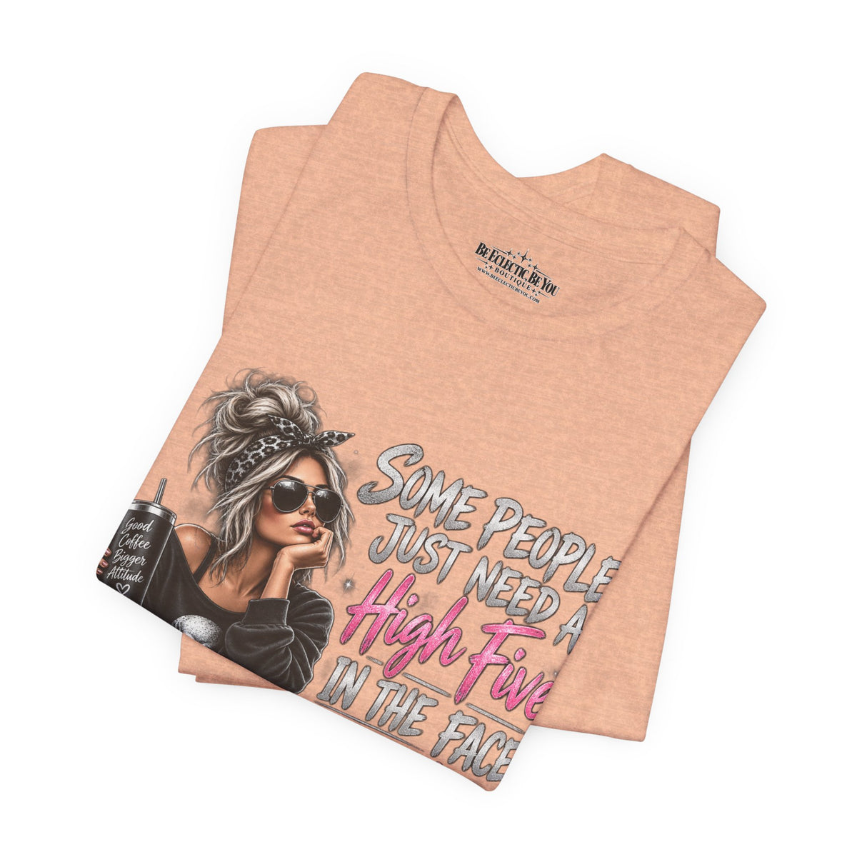 Some People Just Need a High Five in the Face with a Chair Graphic T-Shirt