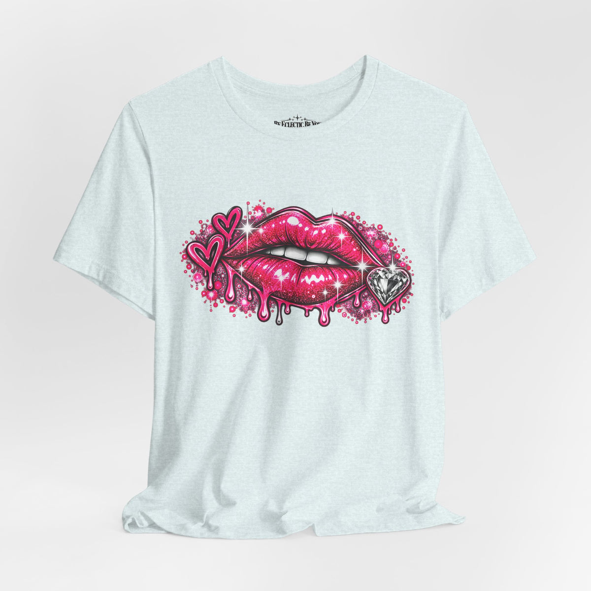 Sparkly Pink Lips Graphic Tee