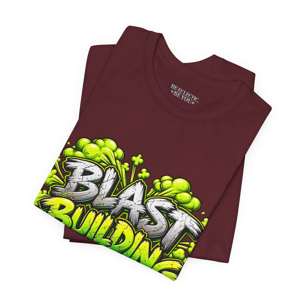 Blast Building Warning Zone Graphic Tee