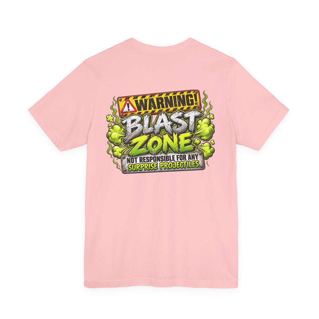 Blast Building Warning Zone Graphic Tee