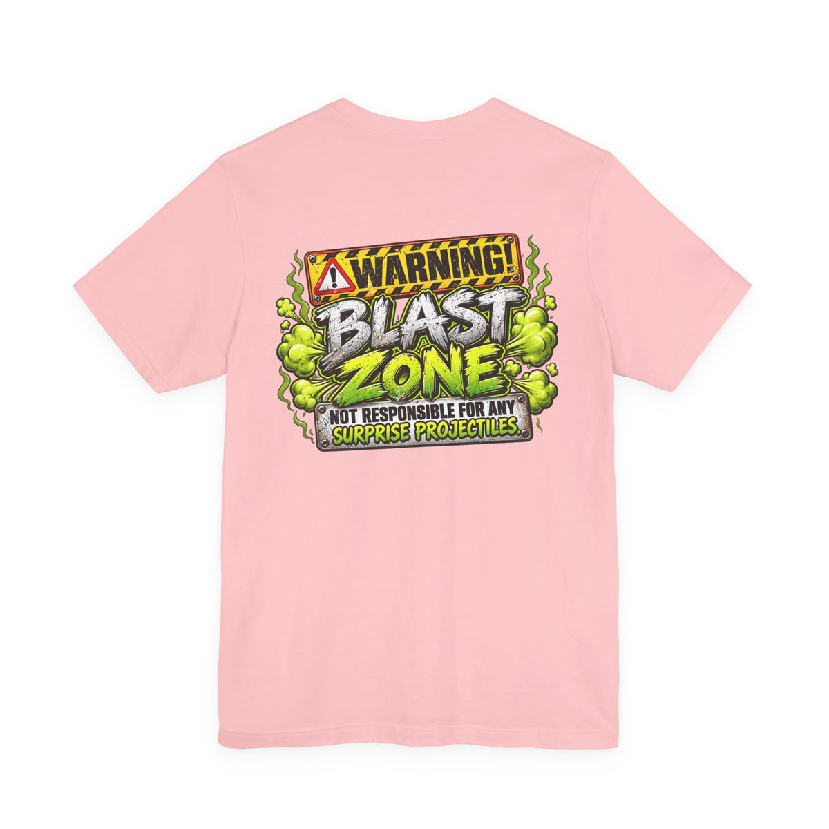 Blast Building Warning Zone Graphic Tee