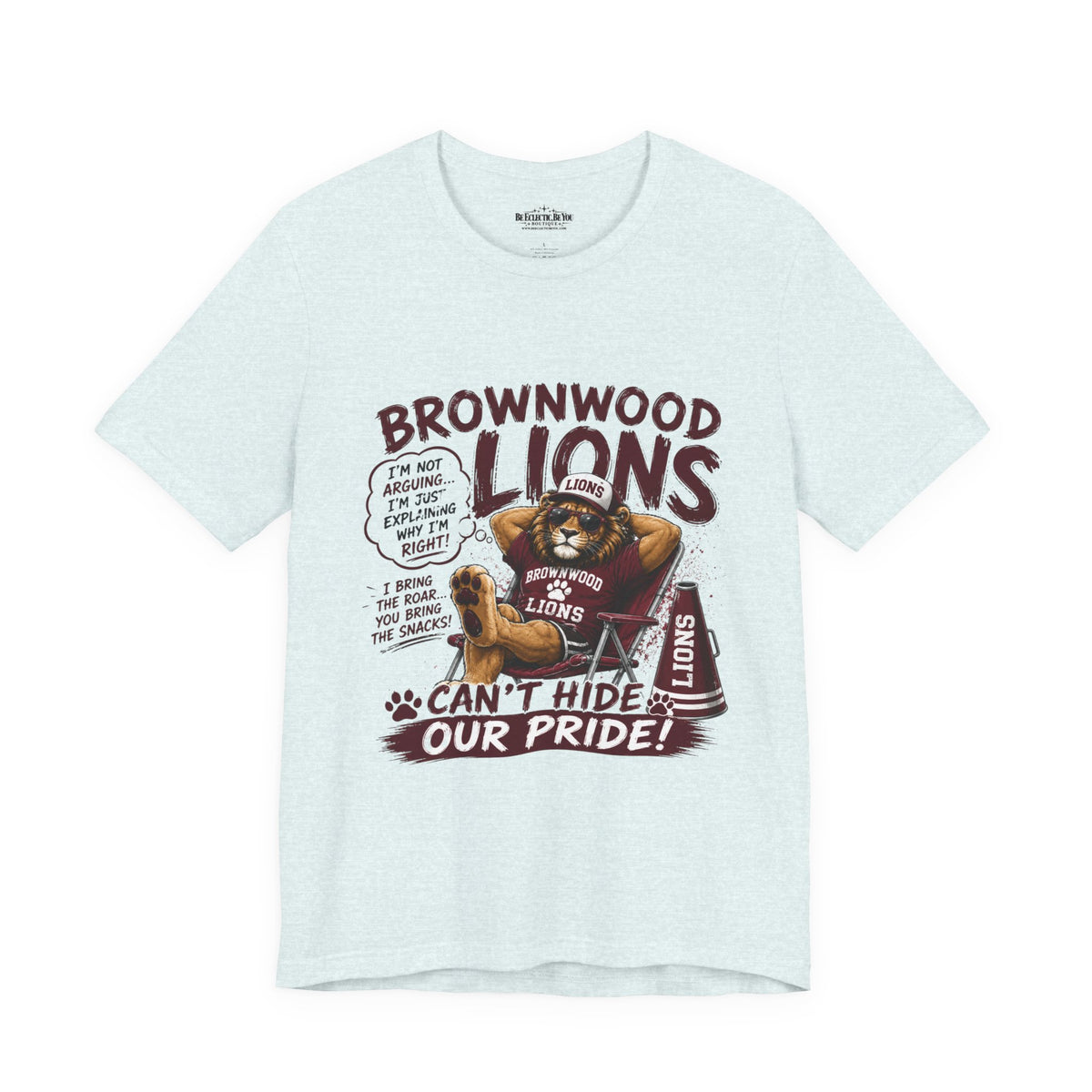 Brownwood Lions Can’t Hide Our Pride Graphic T-Shirt