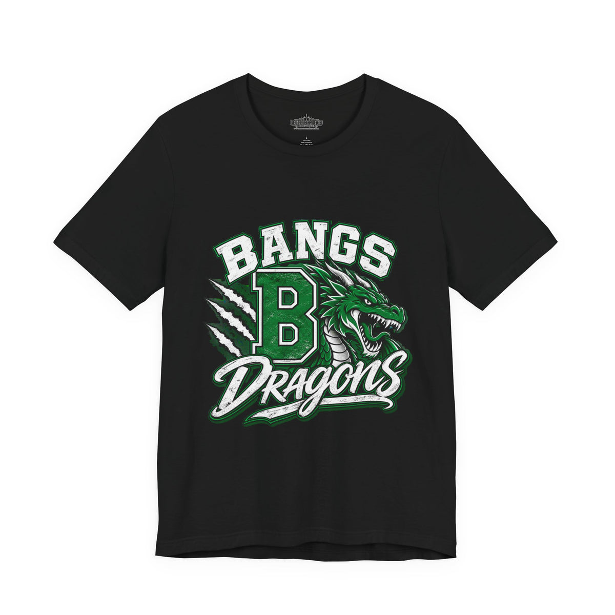 Bangs Dragons Vintage Mascot Graphic T-Shirt