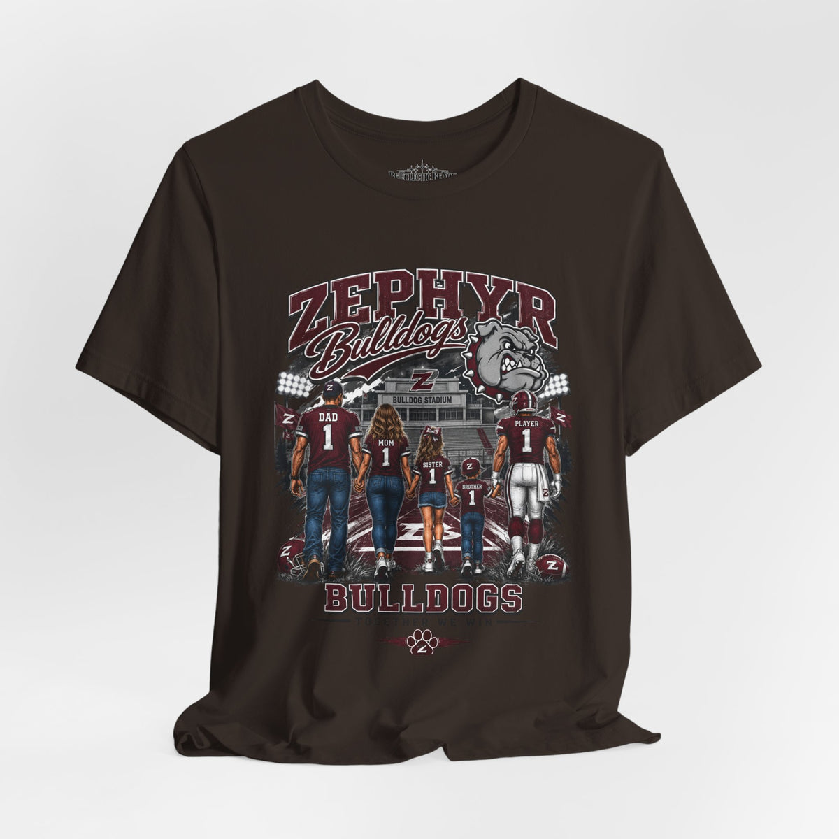 Zephyr Bulldogs Together We Rise Graphic T-Shirt