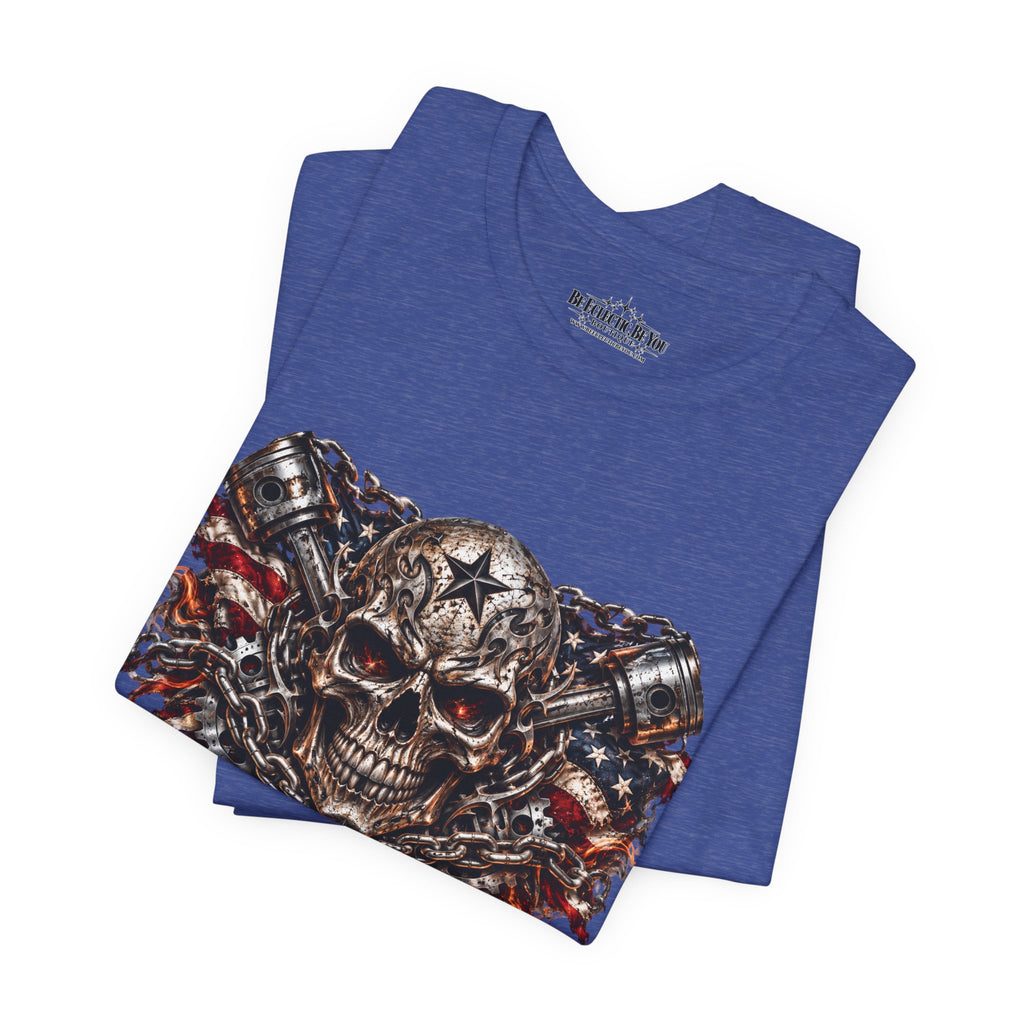 Skull and Chains Gothic Metal T-Shirt