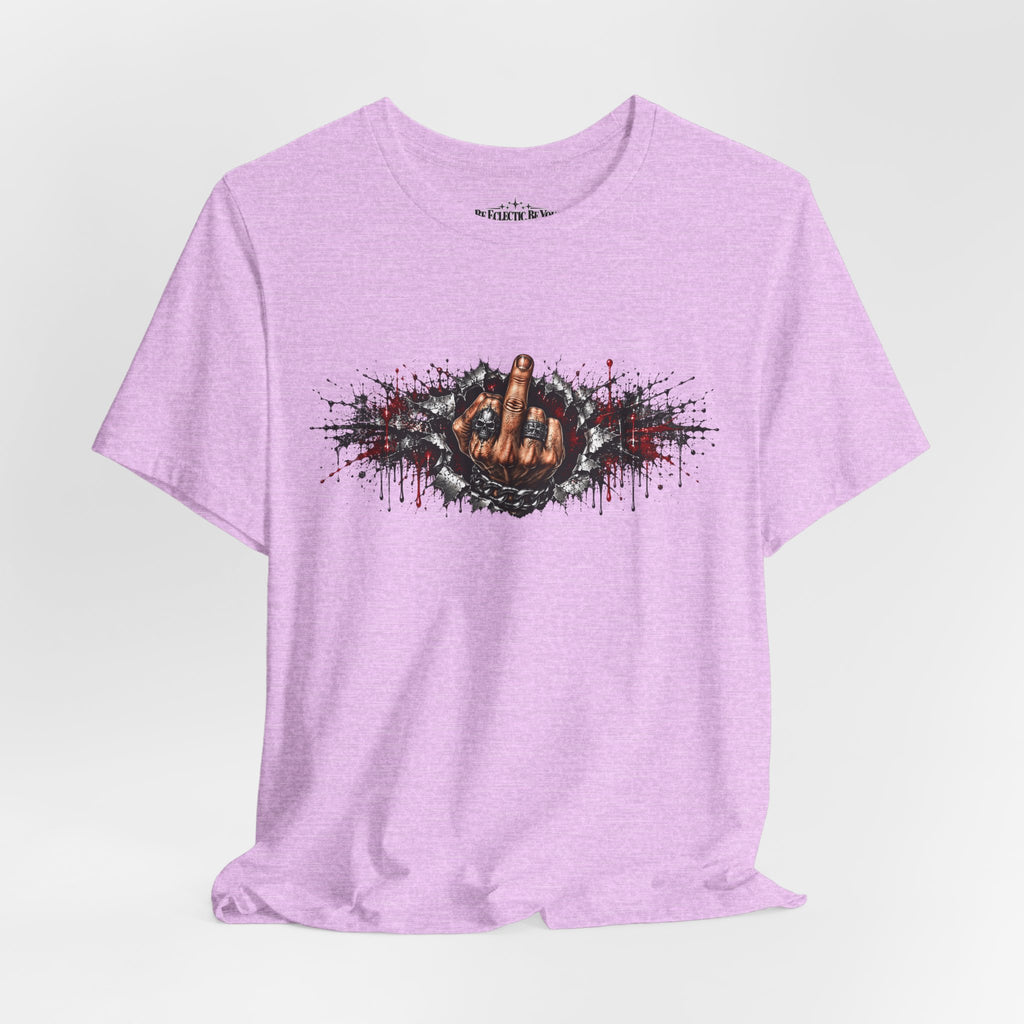Rock On Hand Gesture Graphic T-Shirt