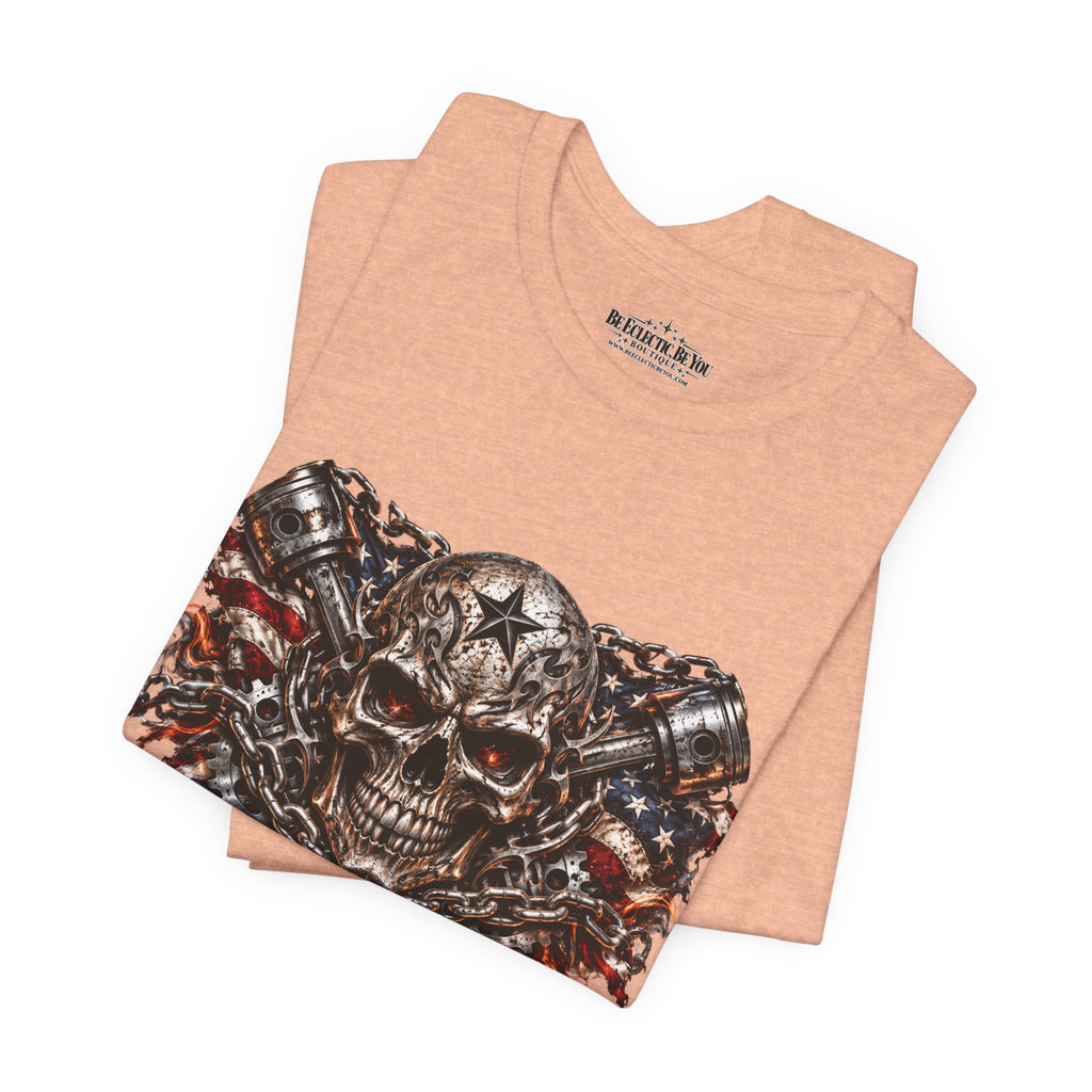 Skull and Chains Gothic Metal T-Shirt