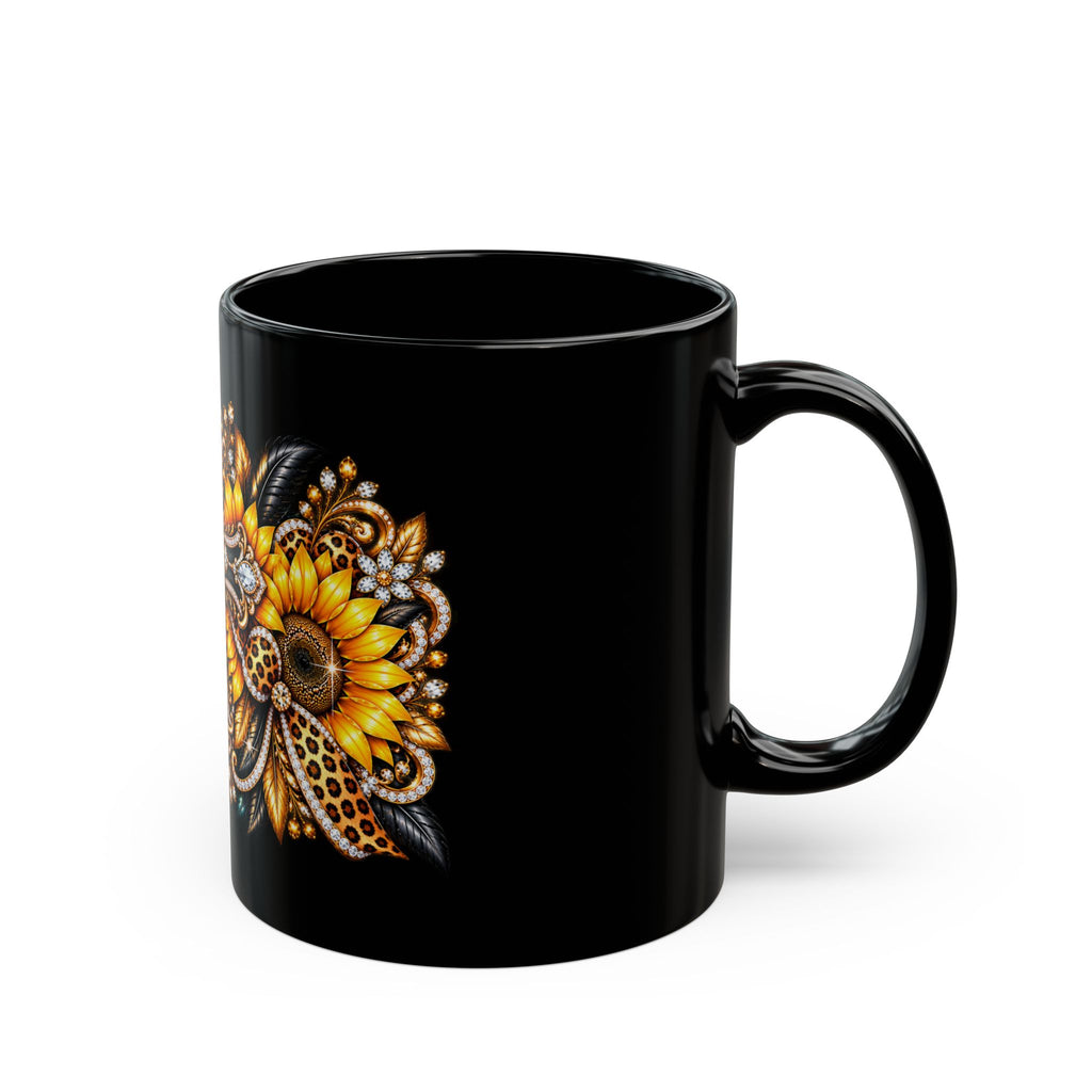 Ornate Sunflower Cross Design
