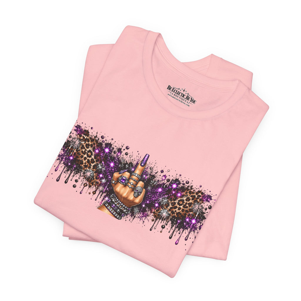 Rude Finger Graphic T-Shirt