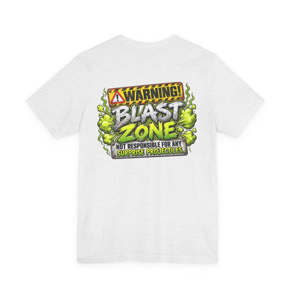 Blast Building Warning Zone Graphic Tee