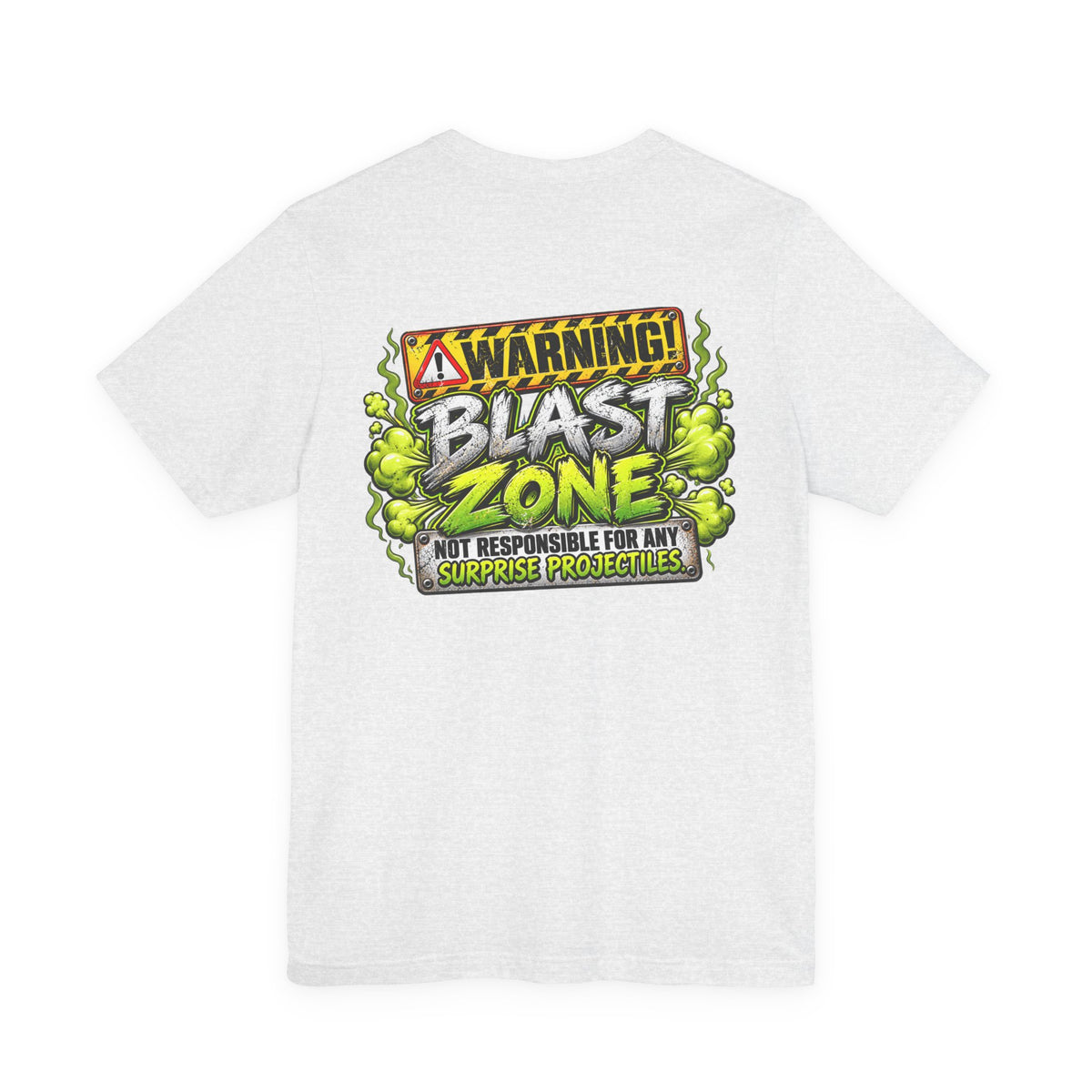Blast Building Warning Zone Graphic Tee