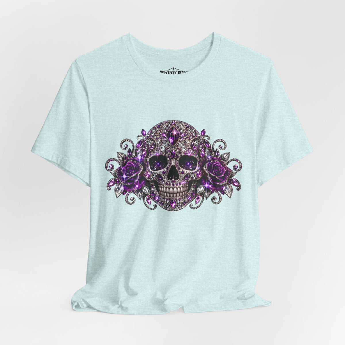 Gothic Purple Skull Tee