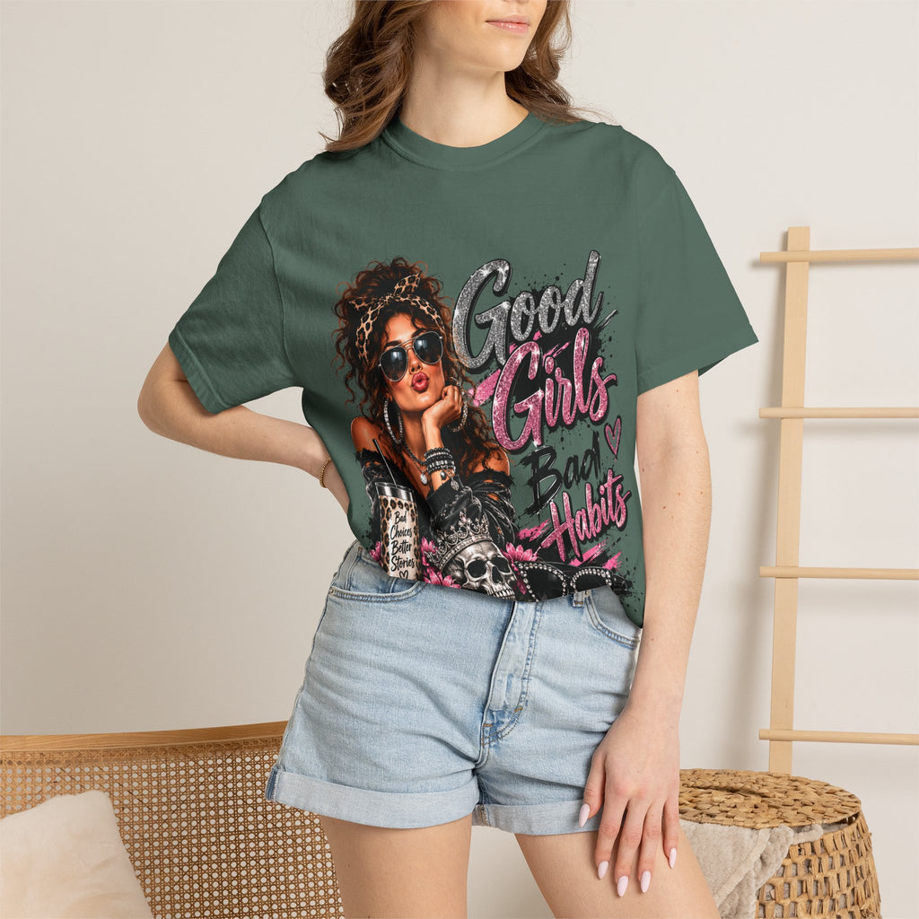 Good Girls Bad Habits Graphic T-Shirt