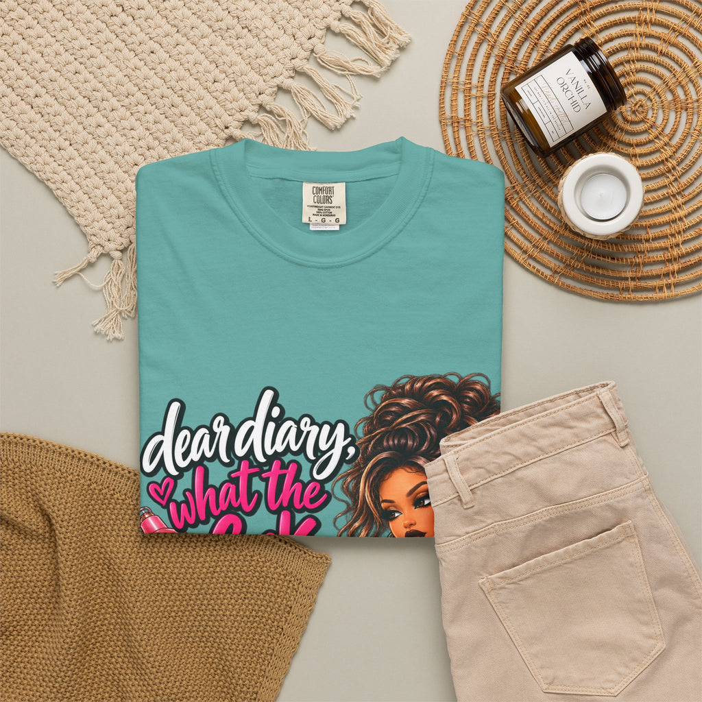 Diary Tee — “Dear Diary, What the F***” Graphic T-Shirt