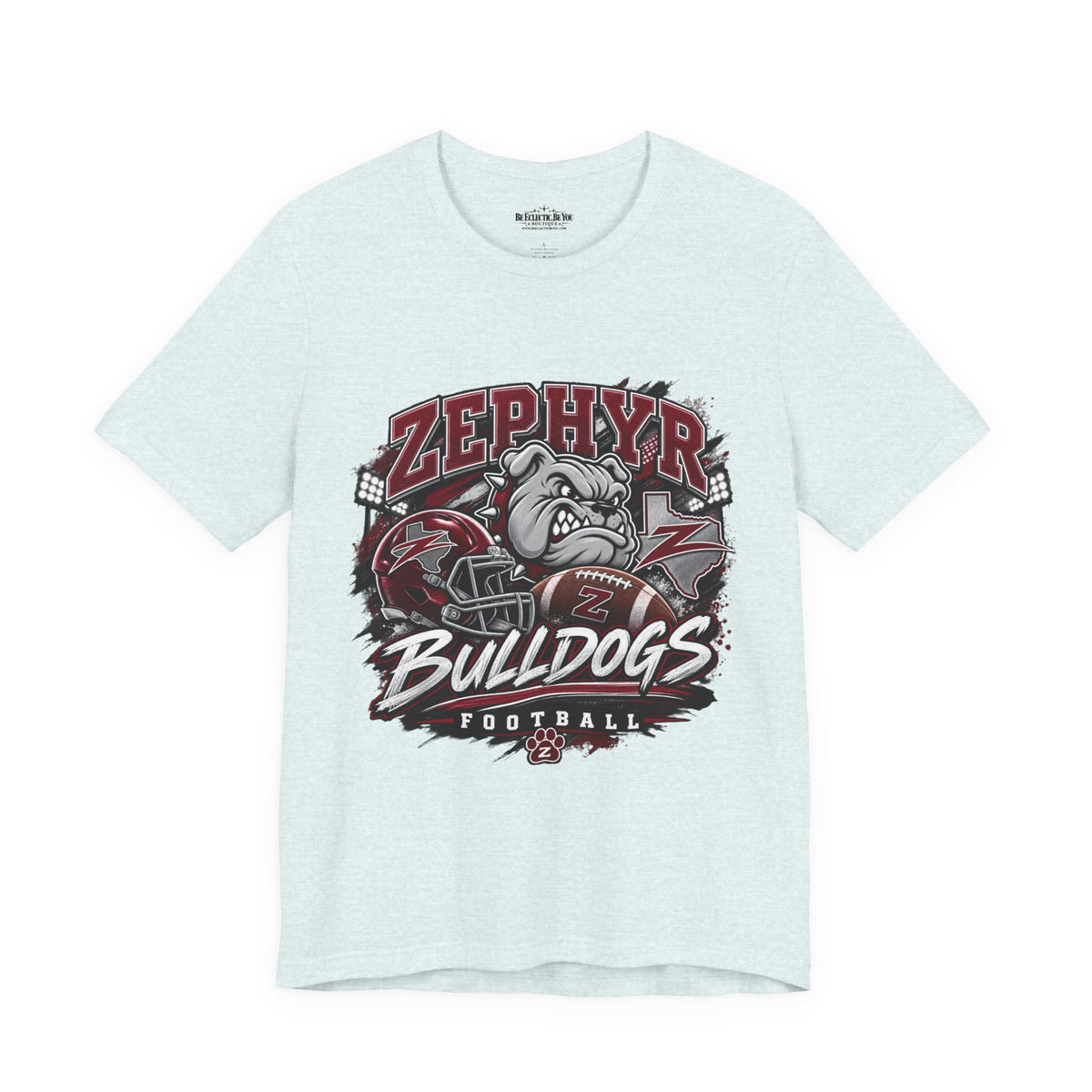 Zephyr Bulldogs Football Graphic Tee