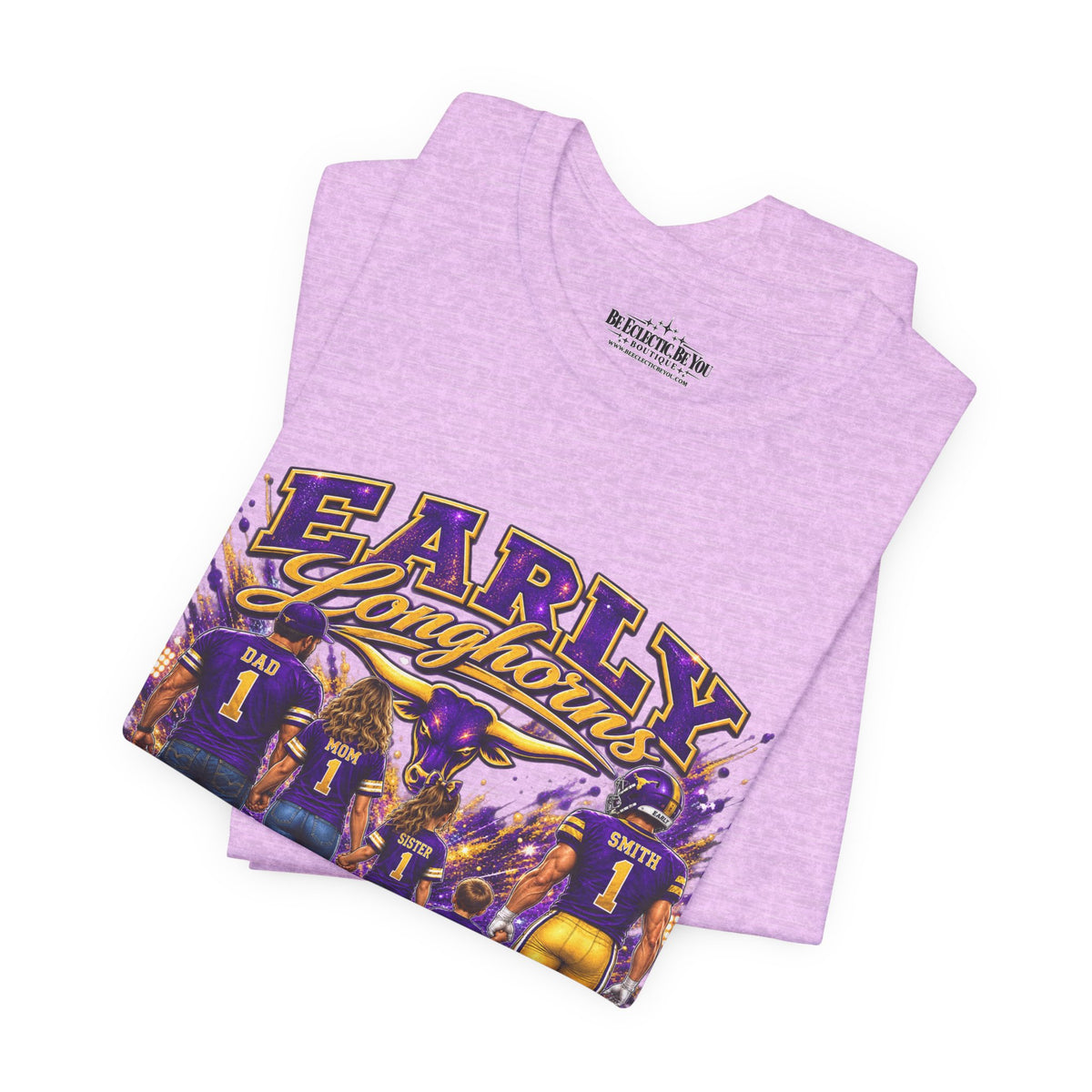 Early Longhorns Family Graphic Tee