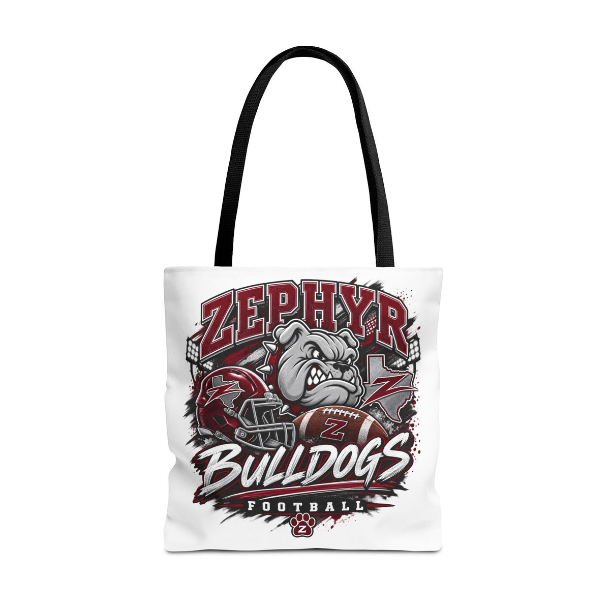 Zephyr Bulldogs Football Tote